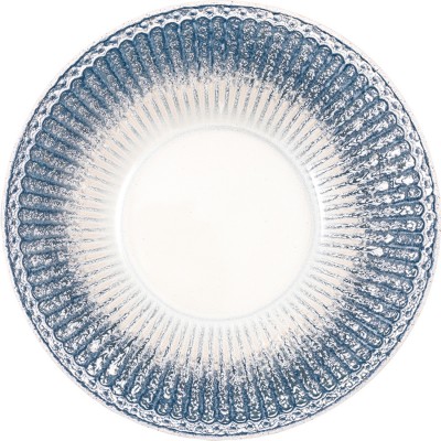 Тарелка для пасты Alice ripple blue 23 см