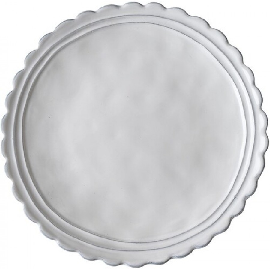 Тарелка LAURA ASHLEY Artisan White wavy edge 20 см Тарелка LAURA ASHLEY Artisan White wavy edge 20 см