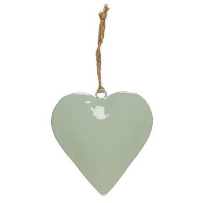 Подвесное украшение Heart green 10 см