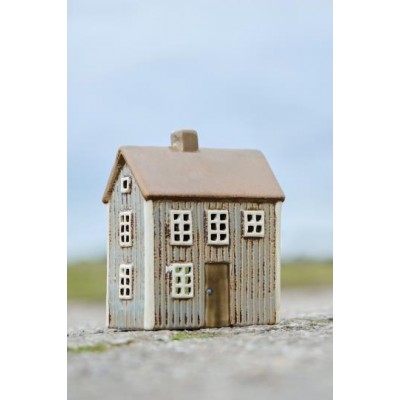 Подсвечник House tealight Visby brown door grey