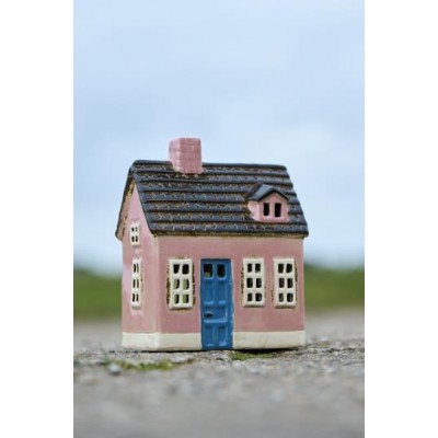 Подсвечник House tealight My Home Town blue door