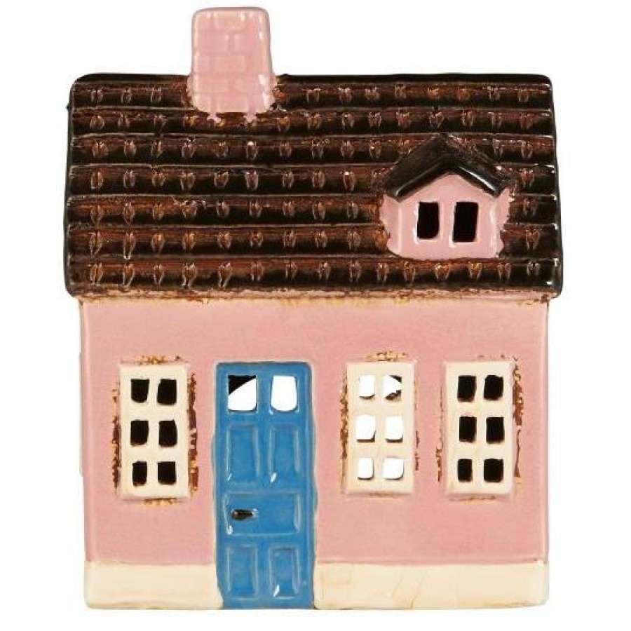 Подсвечник House tealight My Home Town blue door Подсвечник House tealight My Home Town blue door