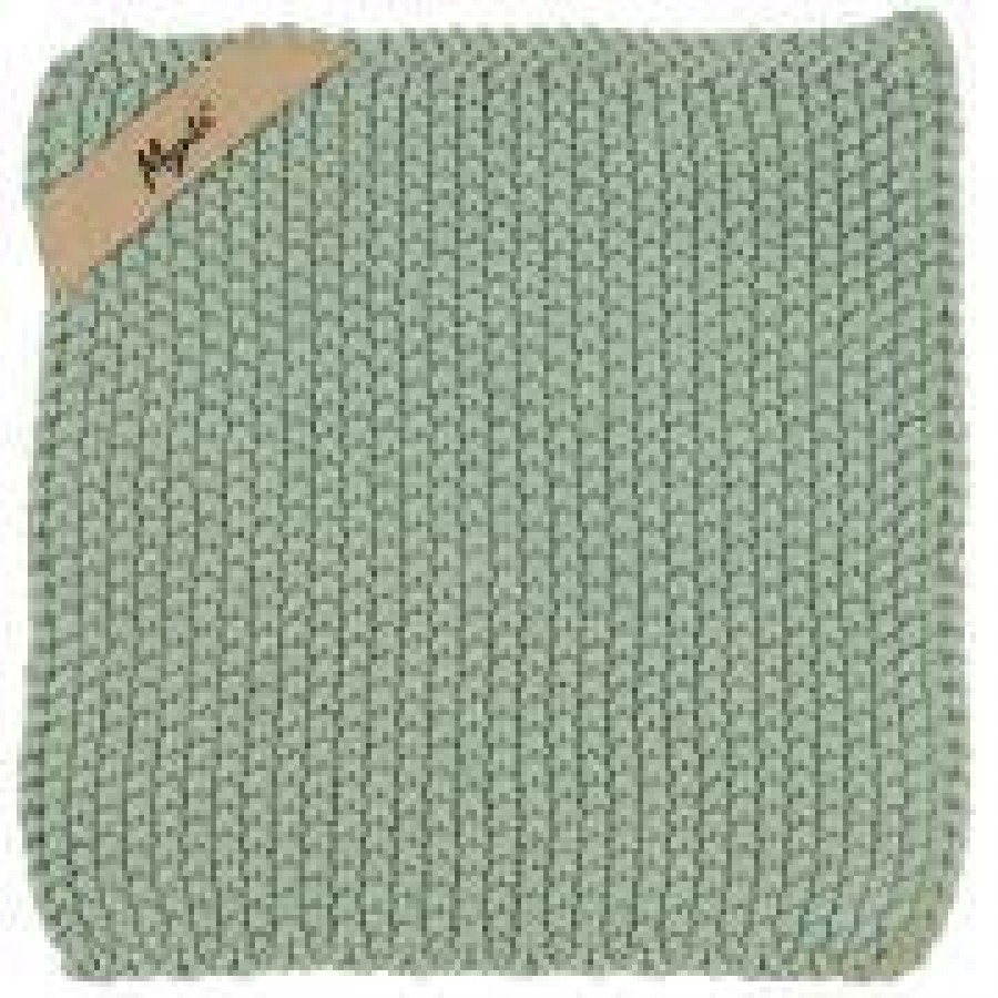 Прихватка Mynte dusty green knitted 22х22 см