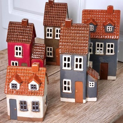 Подсвечник House for light Blue 24x11x7 см