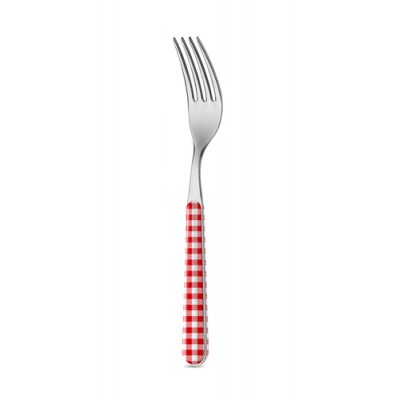 Вилка Checked Red