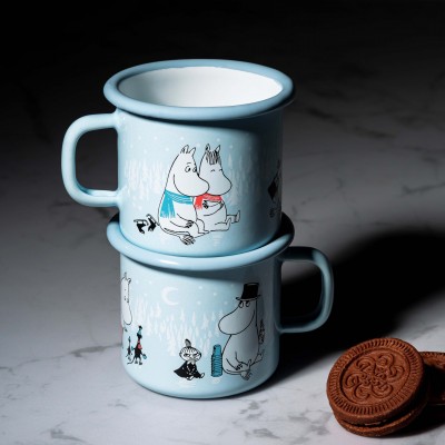Moomin Кружка эмалированная День на льду, 250 мл