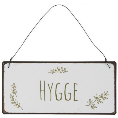 Металлическая табличка hygge