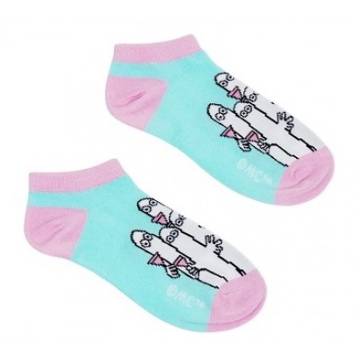 Носки женские короткие Moomin Хатифнатты Blue/Lilac