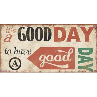 Магнит (металл) Good day 10x5 см