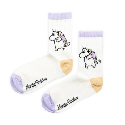 Носки женские Moomin Retro Кемпинг Муми-тролля White