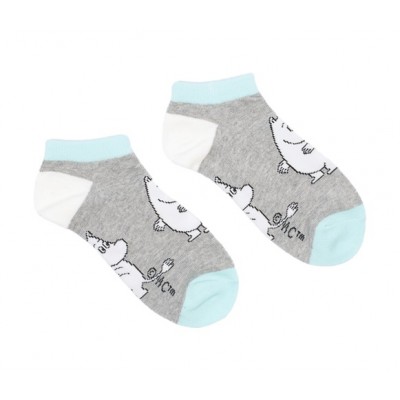 Носки женские короткие Moomin Муми Тролль Grey