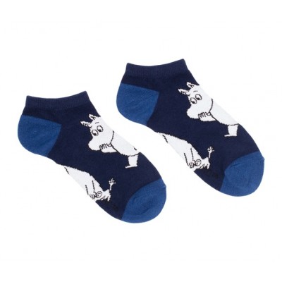 Носки мужские короткие Moomin Удивленный Муми Тролль Navy