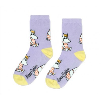 Носки женские Moomin Фрёкен Снорк на пляже Lilac