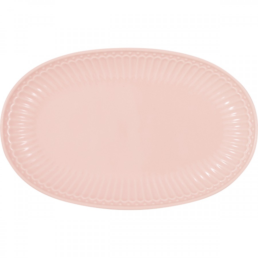 Тарелка для печенья Alice pale pink 23 см
