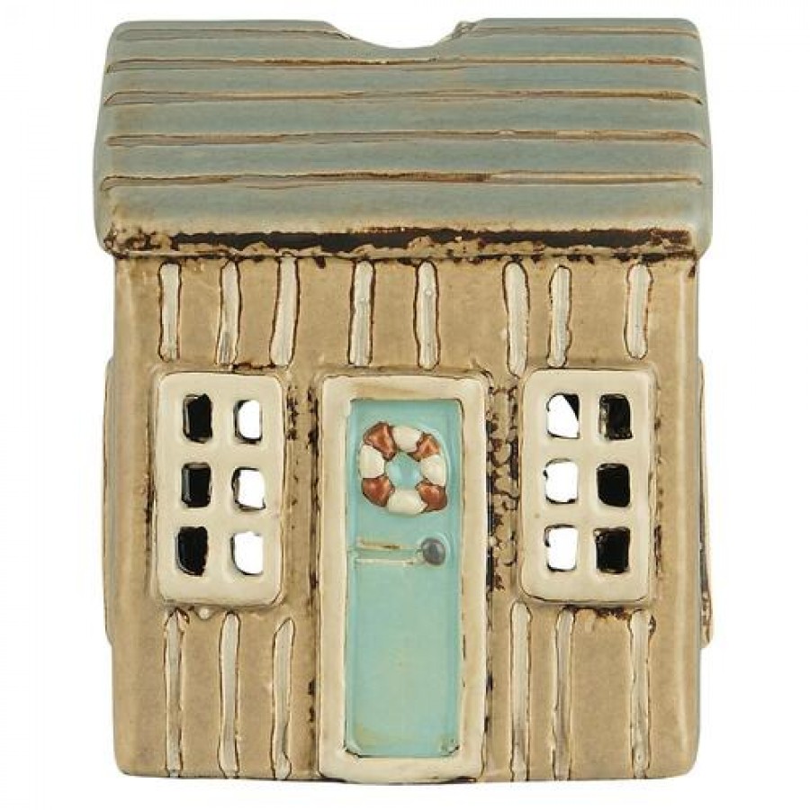 Подсвечник House tealight Lokken beige turquoise door