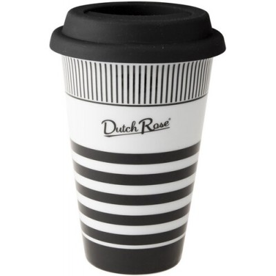 Кружка на вынос Dutch Rose Stripe 370 мл
