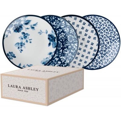 Набор блюдец LAURA ASHLEY Blue print Petit Fours 12 см 4 шт