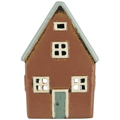 Подсвечник House tealight Nyhavn grey roof chimney