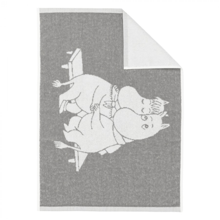 Полотенце для рук Moomin Костер Grey 50x70 см Полотенце для рук Moomin Костер Grey 50x70 см