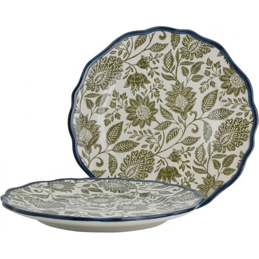 Набор тарелок Laura Ashley Hedingham Blue Sage 27 см, 2 шт Набор тарелок Laura Ashley Hedingham Blue Sage 27 см, 2 шт