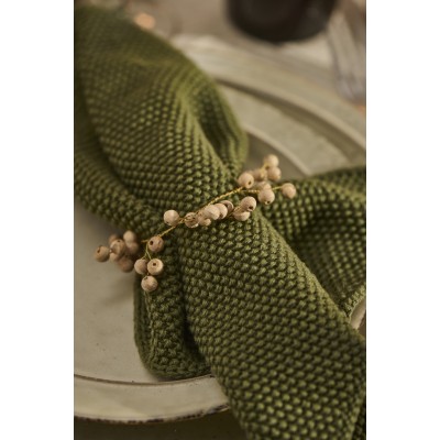 Салфетка Mynte olive knitted 25х25 см