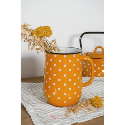 Кувшин эмалированный mustard with dot 2,5 л
