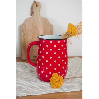 Кувшин эмалированный red with dot 2,5 л