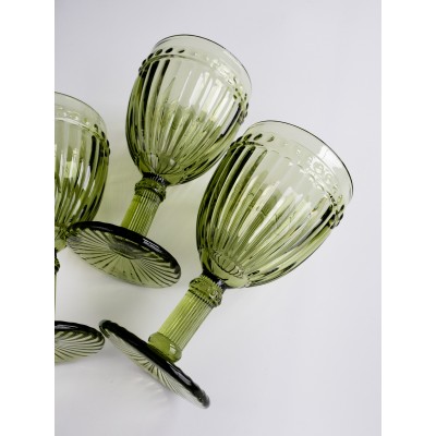Набор бокалов Glass Dorico Green 310 мл, 3 шт