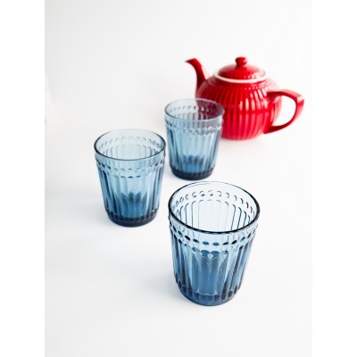 Набор стаканов Glass Dorico Blue 300 мл, 3 шт