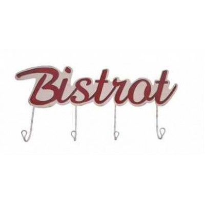 Вешалка для одежды 4 крючка BISTROT