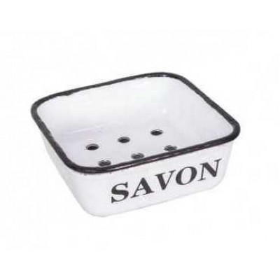 Мыльница эмалированная savon