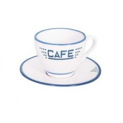 Кофейная пара Café white/blue