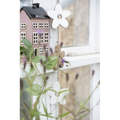 Подсвечник House Nyhavn black roof Pink