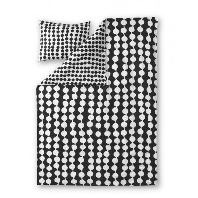 Комплект постельного белья PAMPULA Black/White 150x210/50x60 см