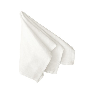 Льняная салфетка white 