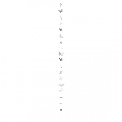 Подвесное украшение Butterfly White/Grey 150 см