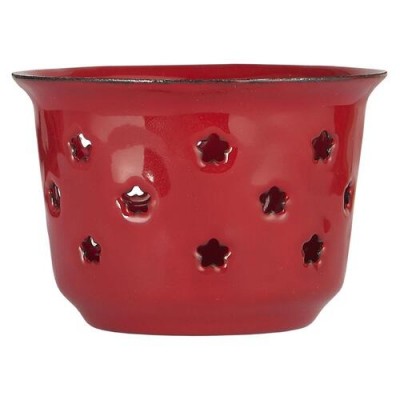 Подсвечник stars enamel red