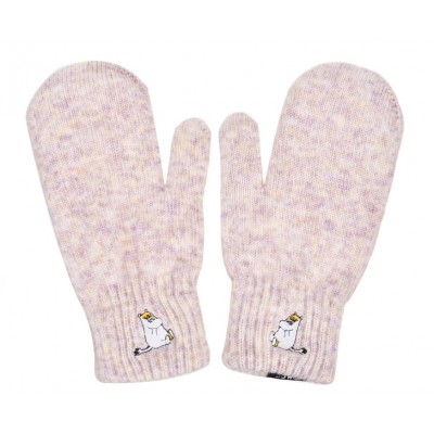 Варежки для взрослых Moomin Фрёкен Снорк Light Pink Меланж