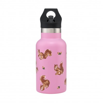 Детская бутылка для воды Garden Squirrels Pink