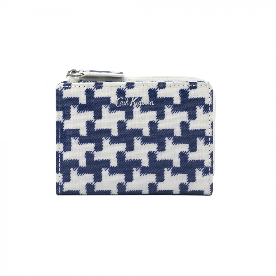 Кошелек карманный Houndstooth Cream Blue Кошелек карманный Houndstooth Cream Blue