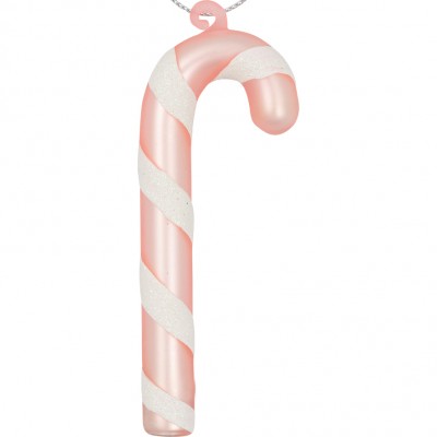 Елочная игрушка Candy cane pale pink