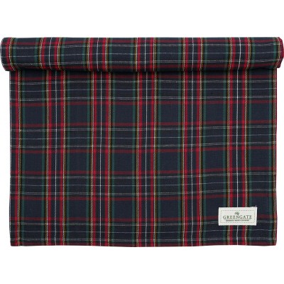 Столовая дорожка Dagmar check dark blue 45х140 см
