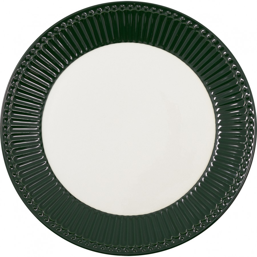 Тарелка Alice pinewood green 23 см