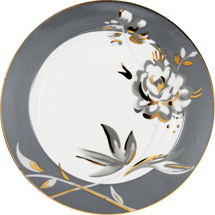 Тарелка Aslaug dark grey 20,5 см Тарелка Aslaug dark grey 20,5 см