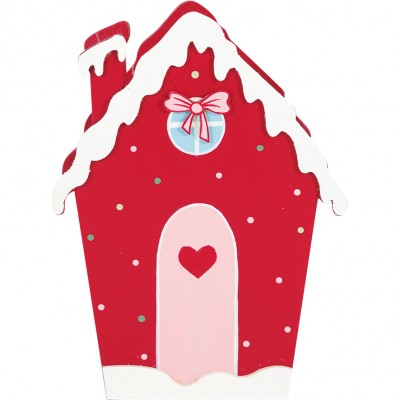 Украшение Leonora home red medium