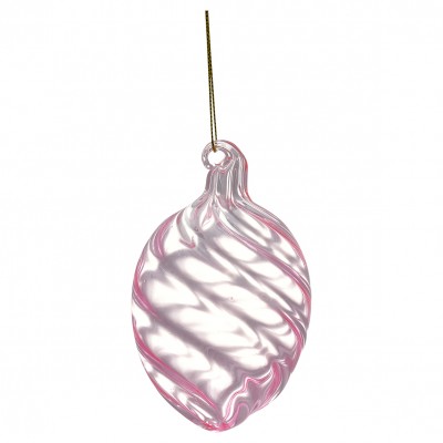 Украшение Egg Swirl wide pale pink