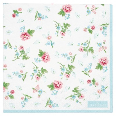 Салфетки бумажные Alma petit white 33х33 см 20 шт