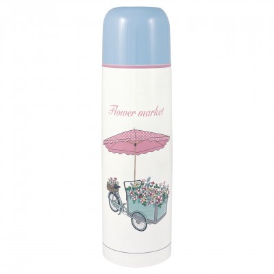 Термос Portia flowers white 800 мл