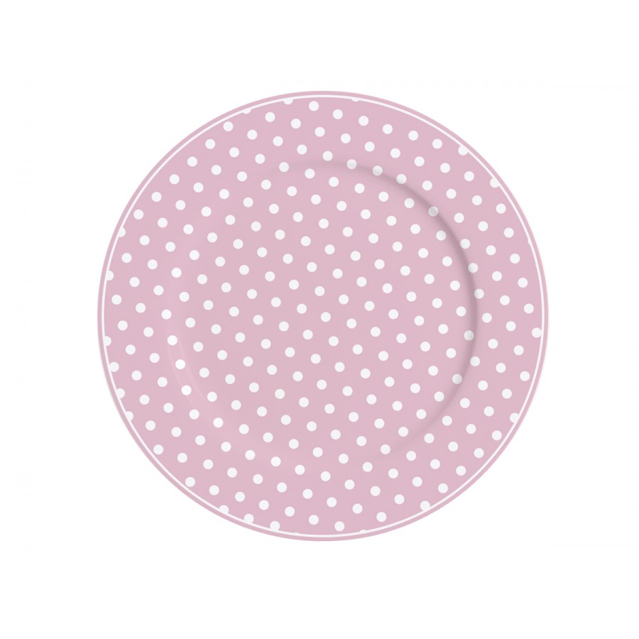 Тарелка Pink with dots 23 см Тарелка Pink with dots 23 см