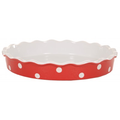 Форма для выпечки Red Pie with dots 30 см